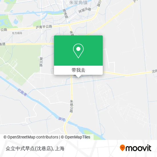 众立中式早点(沈巷店)地图