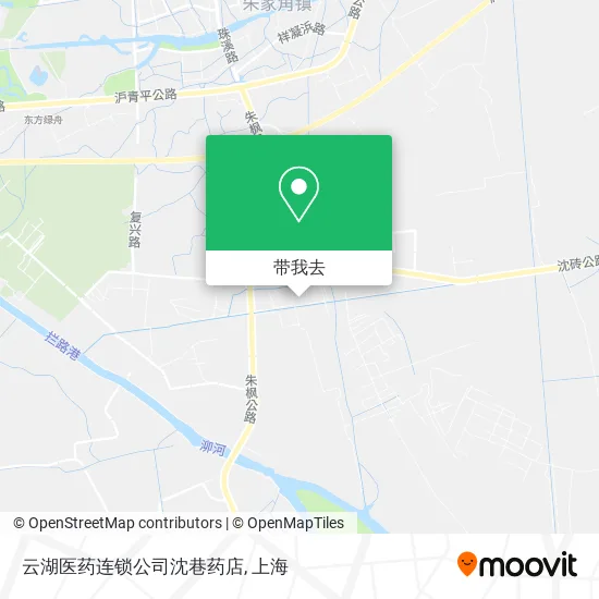 云湖医药连锁公司沈巷药店地图