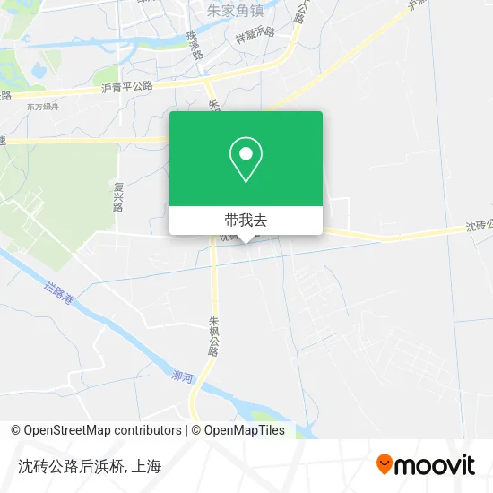 沈砖公路后浜桥地图