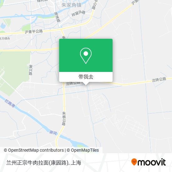 兰州正宗牛肉拉面(康园路)地图