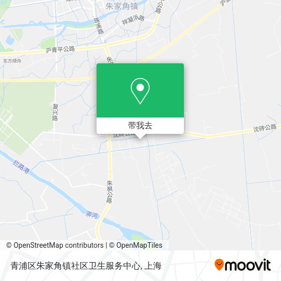 青浦区朱家角镇社区卫生服务中心地图