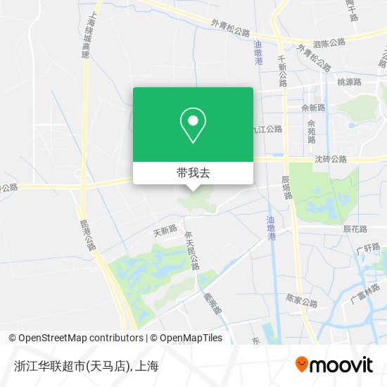 浙江华联超市(天马店)地图