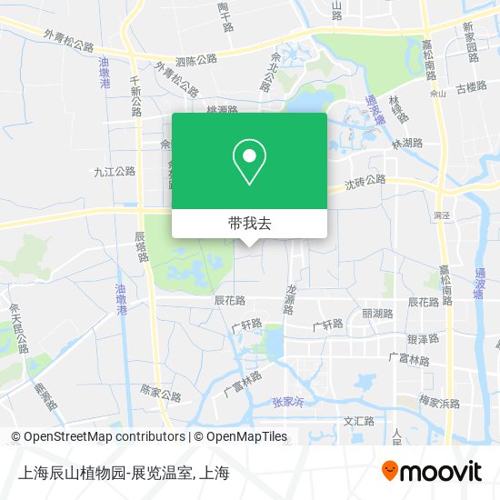 上海辰山植物园-展览温室地图