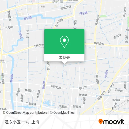 泾东小区-一村地图