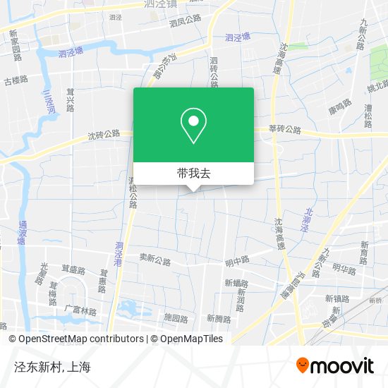 泾东新村地图
