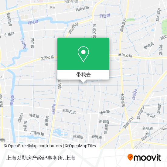 上海以勒房产经纪事务所地图