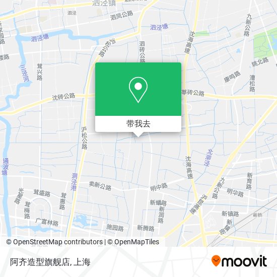 阿齐造型旗舰店地图