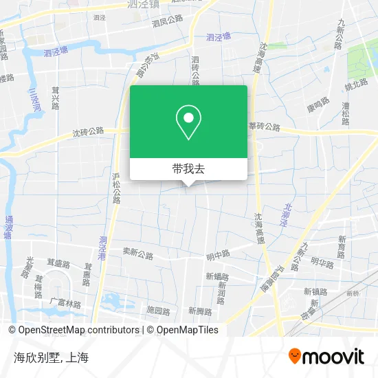 海欣别墅地图