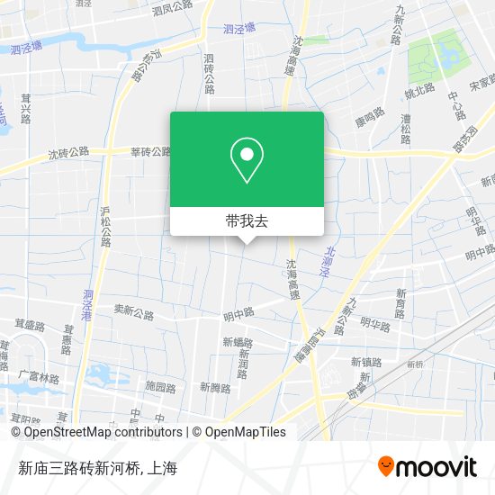 新庙三路砖新河桥地图
