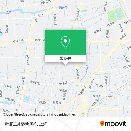 新庙三路砖新河桥地图
