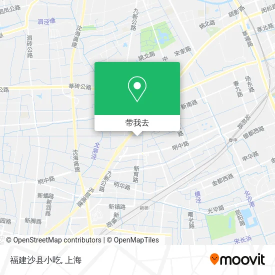 福建沙县小吃地图