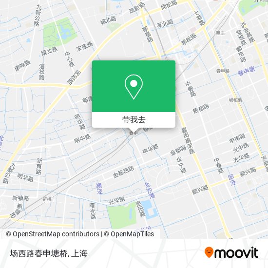 场西路春申塘桥地图