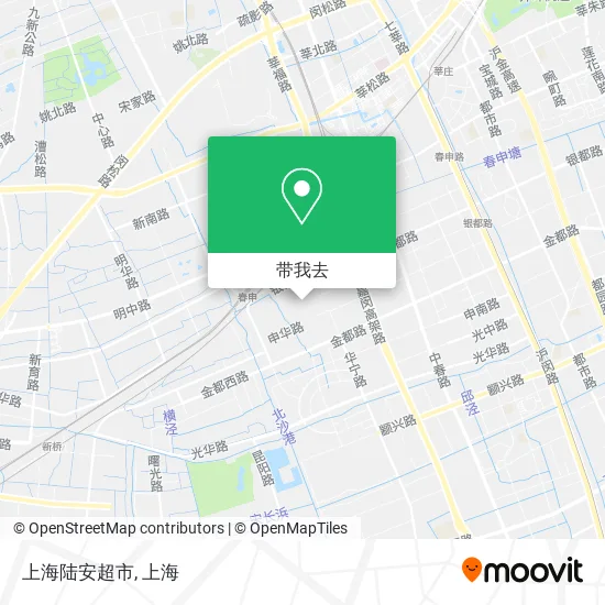 上海陆安超市地图