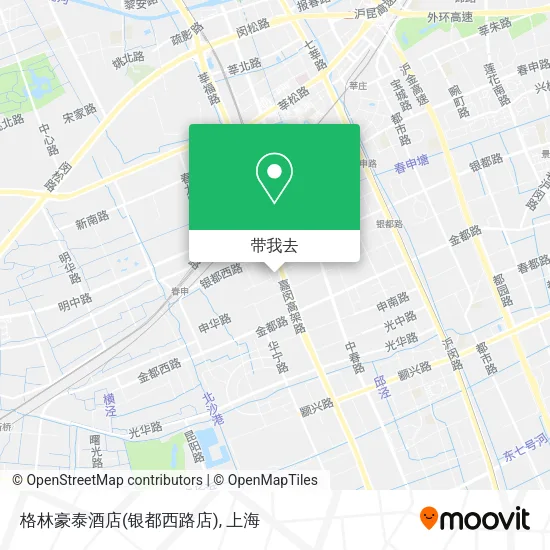 格林豪泰酒店(银都西路店)地图