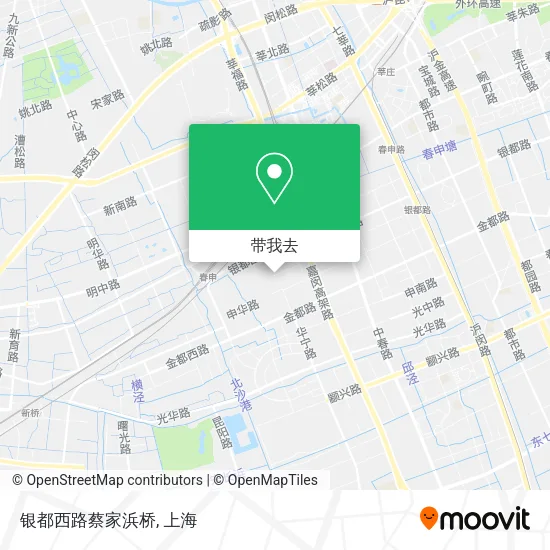 银都西路蔡家浜桥地图