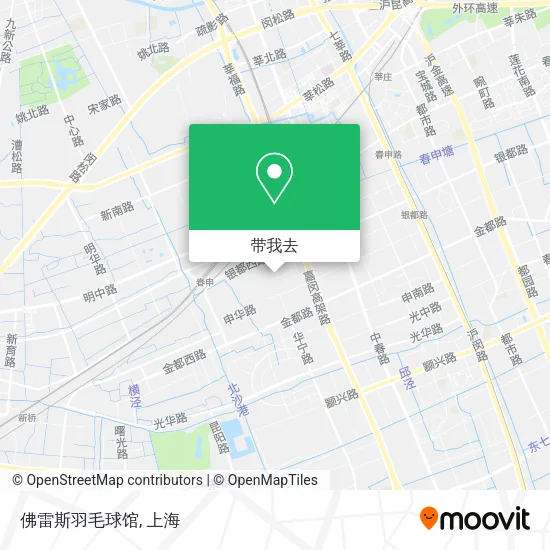 佛雷斯羽毛球馆地图
