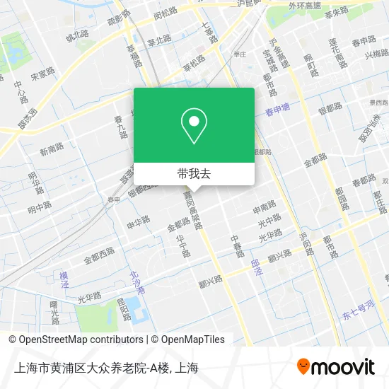 上海市黄浦区大众养老院-A楼地图