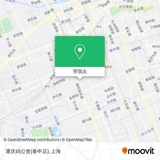 重庆鸡公煲(春申店)地图