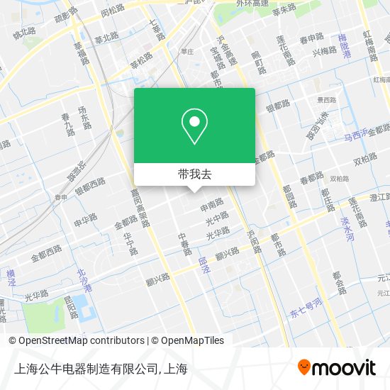 上海公牛电器制造有限公司地图