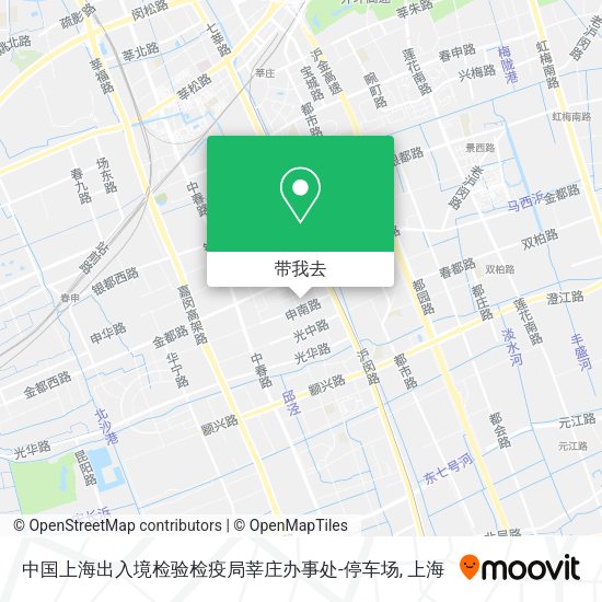 中国上海出入境检验检疫局莘庄办事处-停车场地图