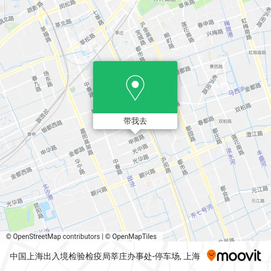 中国上海出入境检验检疫局莘庄办事处-停车场地图