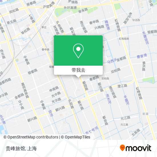 贵峰旅馆地图