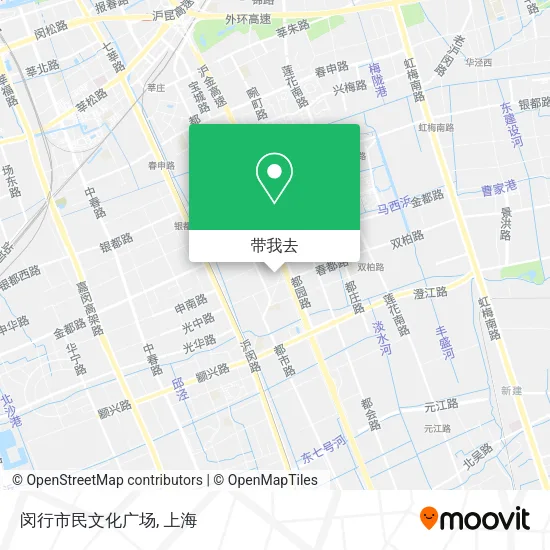 闵行市民文化广场地图