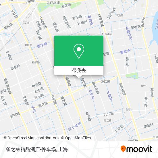 雀之林精品酒店-停车场地图