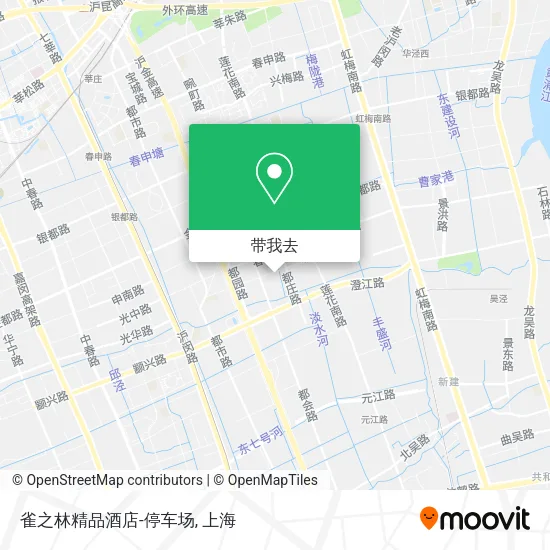 雀之林精品酒店-停车场地图