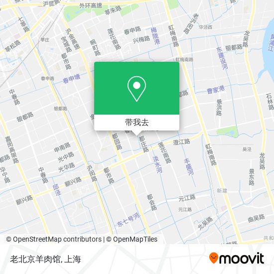 老北京羊肉馆地图