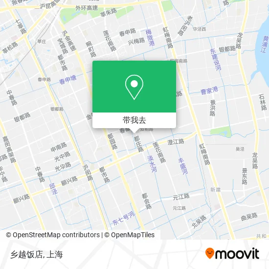 乡越饭店地图