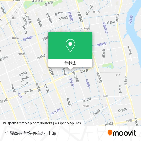沪耀商务宾馆-停车场地图