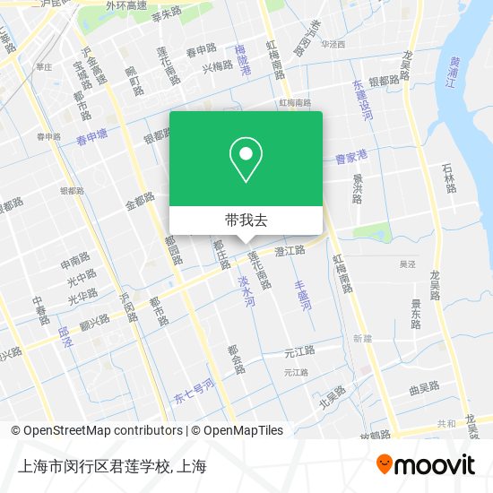 上海市闵行区君莲学校地图