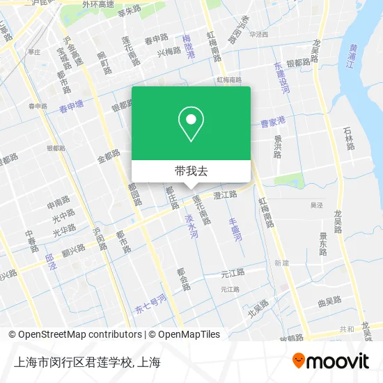 上海市闵行区君莲学校地图