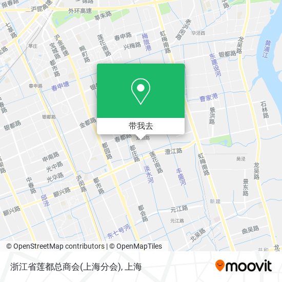 浙江省莲都总商会(上海分会)地图