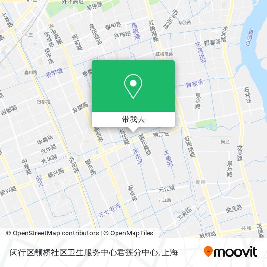 闵行区颛桥社区卫生服务中心君莲分中心地图