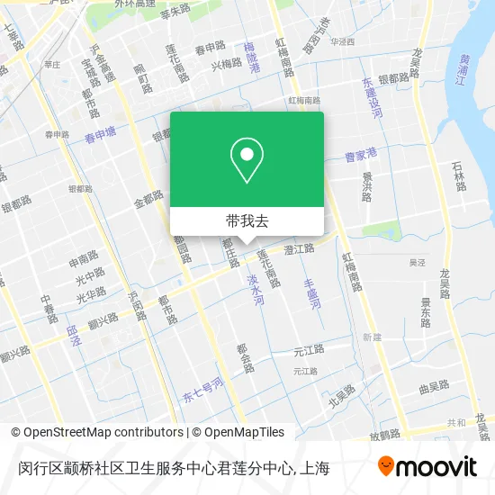 闵行区颛桥社区卫生服务中心君莲分中心地图