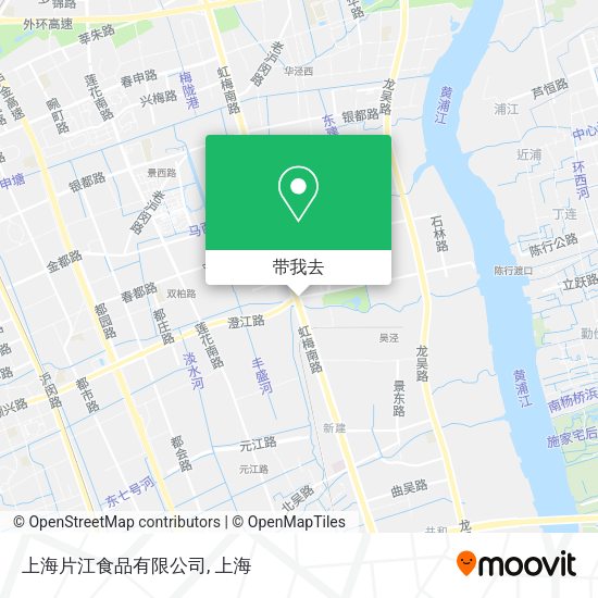 上海片江食品有限公司地图