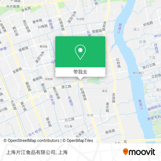 上海片江食品有限公司地图