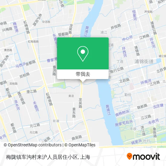 梅陇镇车沟村来沪人员居住小区地图