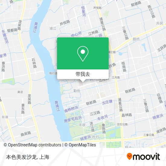 本色美发沙龙地图