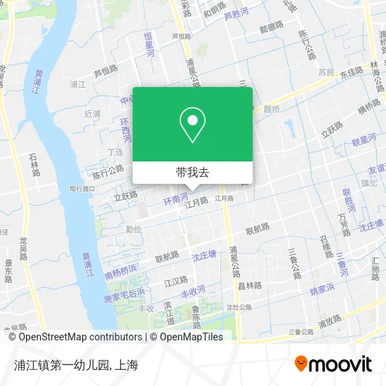 浦江镇第一幼儿园地图