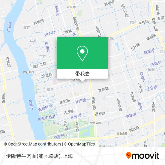 伊隆特牛肉面(浦驰路店)地图