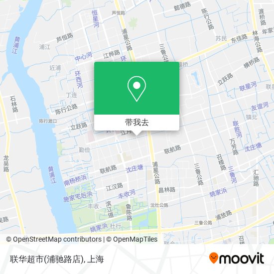 联华超市(浦驰路店)地图