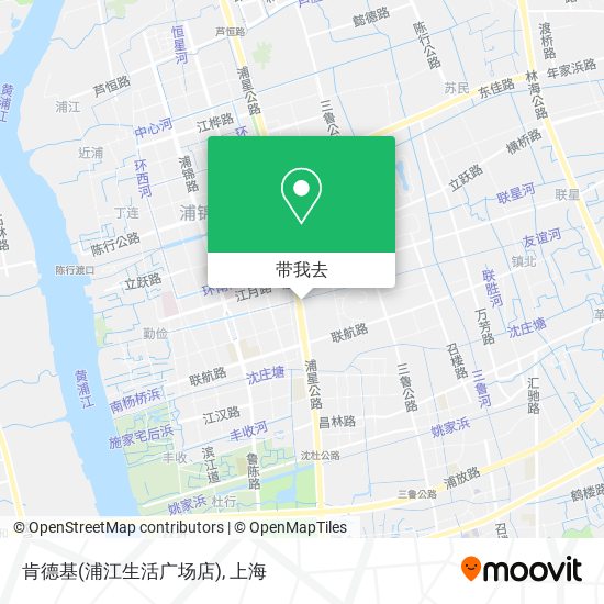 肯德基(浦江生活广场店)地图