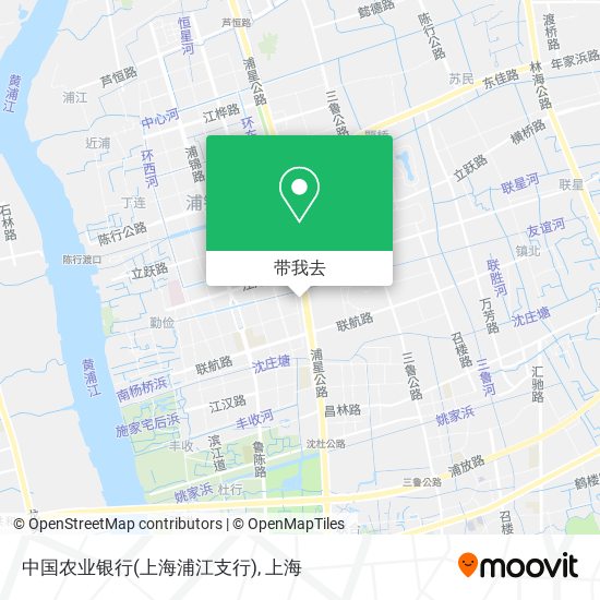 中国农业银行(上海浦江支行)地图