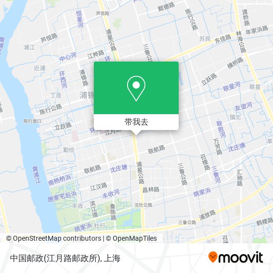 中国邮政(江月路邮政所)地图