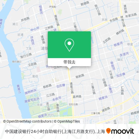 中国建设银行24小时自助银行(上海江月路支行)地图