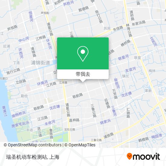 瑞圣机动车检测站地图