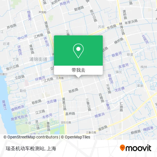 瑞圣机动车检测站地图
